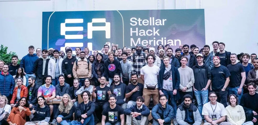 The group photo at Stellar Hack Meridian in London